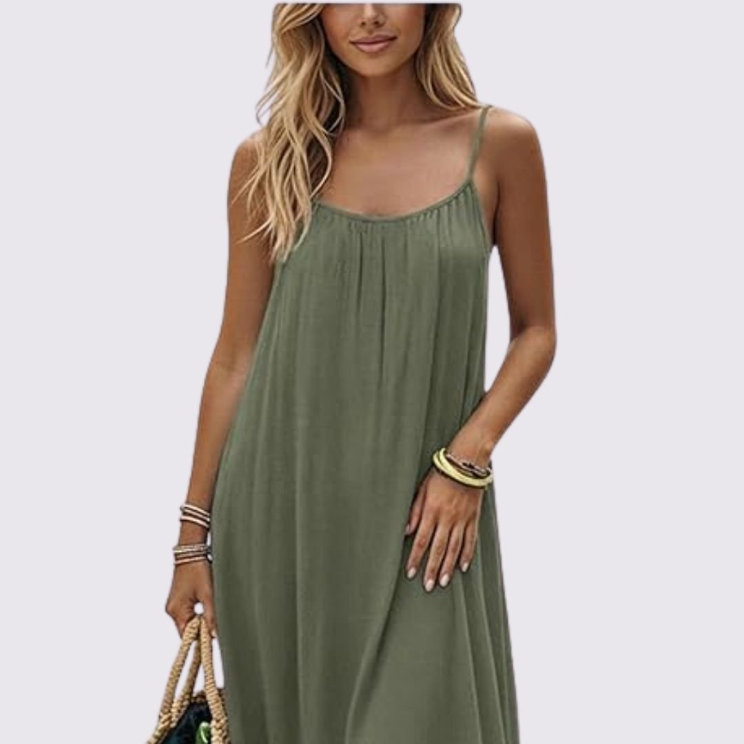 Diandra - Elegante Vestido Largo Sin Espalda
