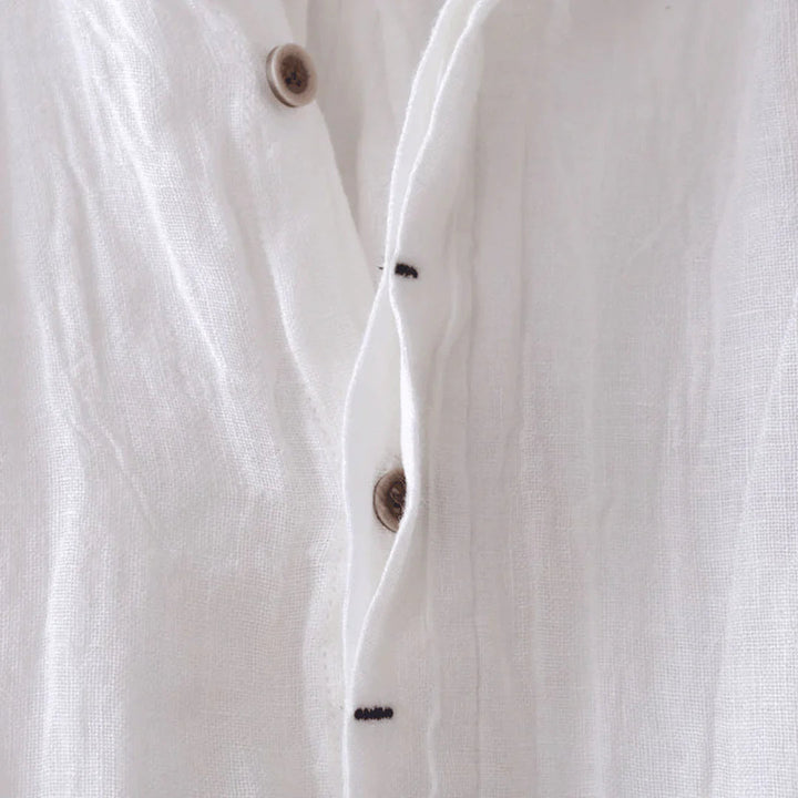 Kieron: Elegante Camisa De Manga Corta Con Botones
