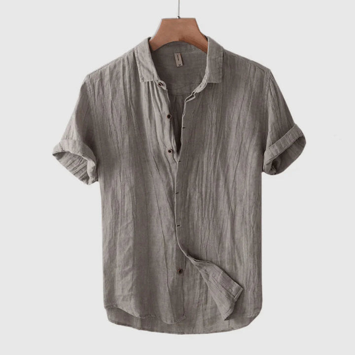 Kieron: Elegante Camisa De Manga Corta Con Botones