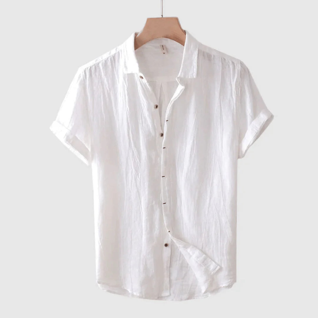 Kieron: Elegante Camisa De Manga Corta Con Botones
