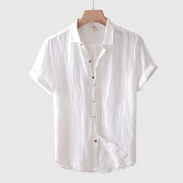 Kieron: Elegante Camisa De Manga Corta Con Botones