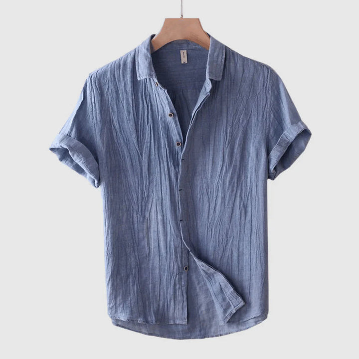 Kieron: Elegante Camisa De Manga Corta Con Botones