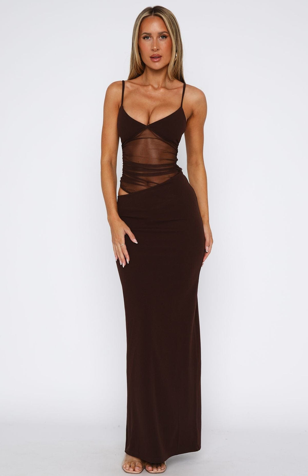 Aisling - Vestido De Fiesta Ajustado Sin Espalda
