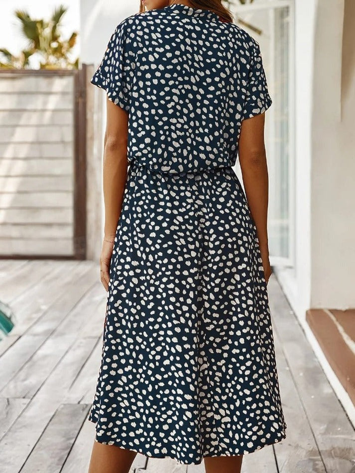 Carine - Vestido Con Cuello En V