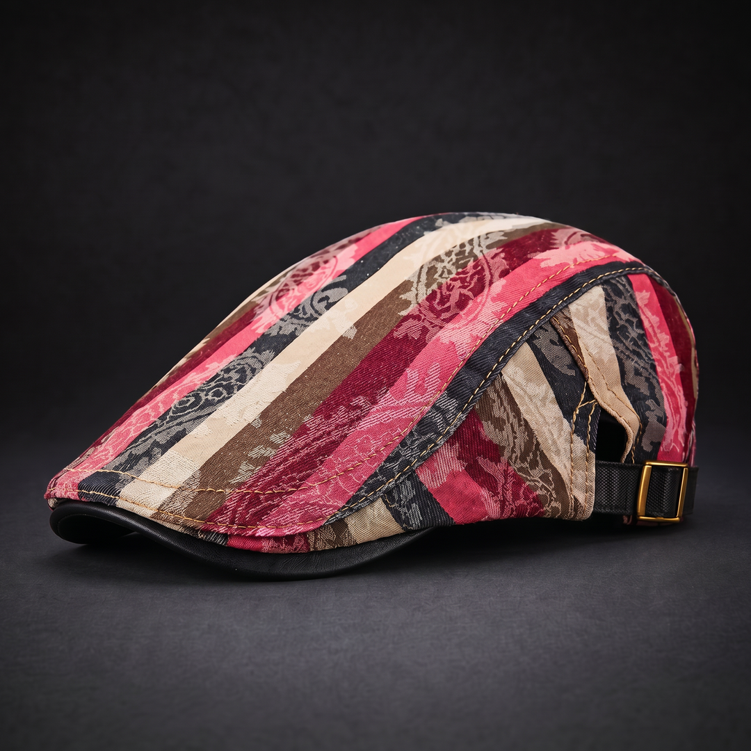 Leoan - Gorra Plana Con Estampado Vintage