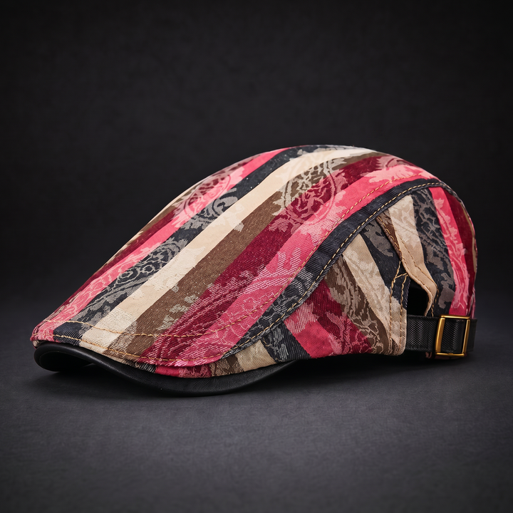 Leoan - Gorra Plana Con Estampado Vintage