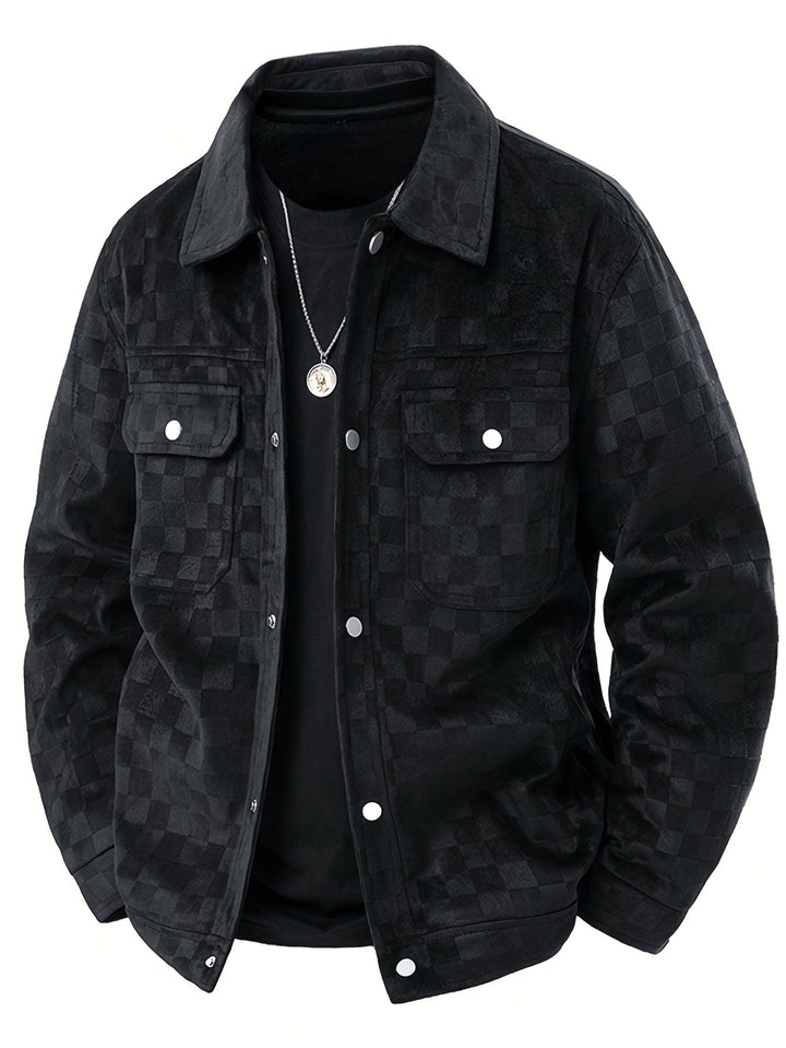 Shaviro - Chaqueta De Ante A cuadros