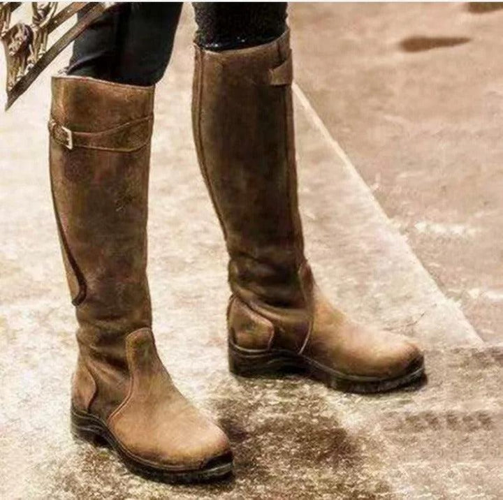 Tharika - Botas De Montar Impermeables De Cuero