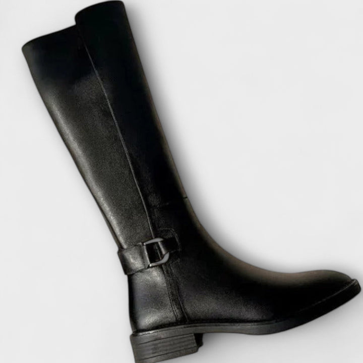 Hilmira - Cuero Rodilla Alto Bota
