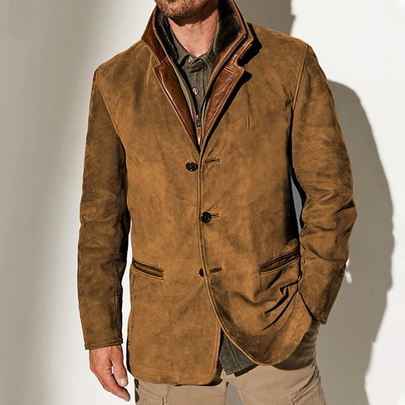 Sylvester - Chaqueta de Estilo Vintage