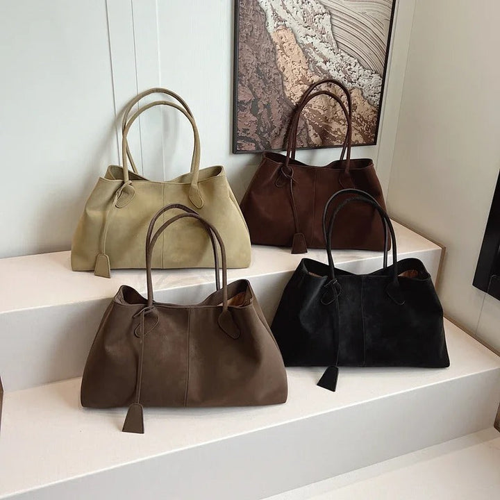 Umaiza - Bolso de Hombro de ante Sintético a la Moda