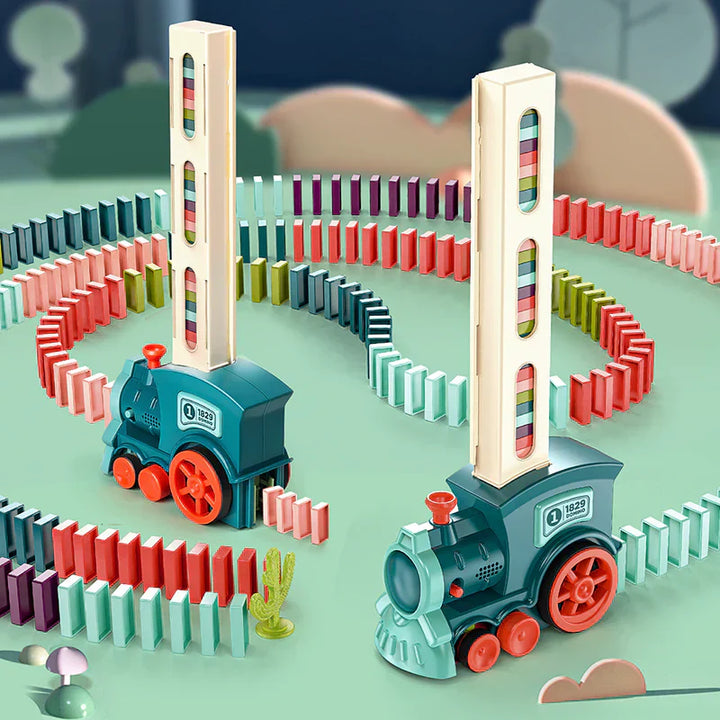 TrackMaster - Tren Automático Montessori con Dominó