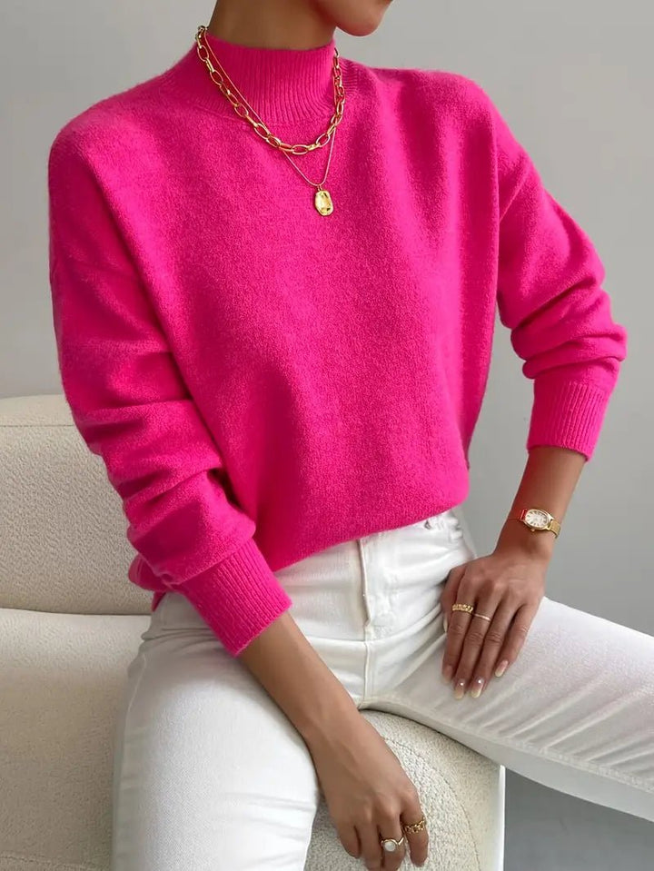 Jorun - Cómodo Jersey De Cuello Alto