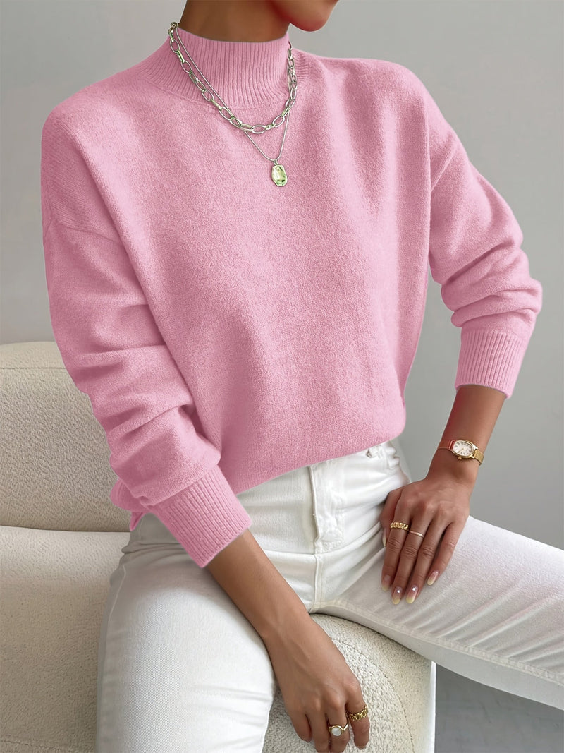 Jorun - Cómodo Jersey De Cuello Alto