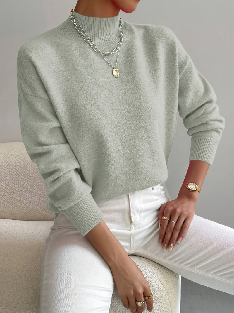 Jorun - Cómodo Jersey De Cuello Alto