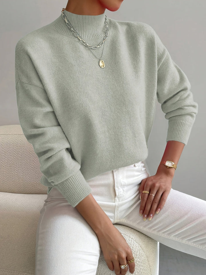Jorun - Cómodo Jersey De Cuello Alto
