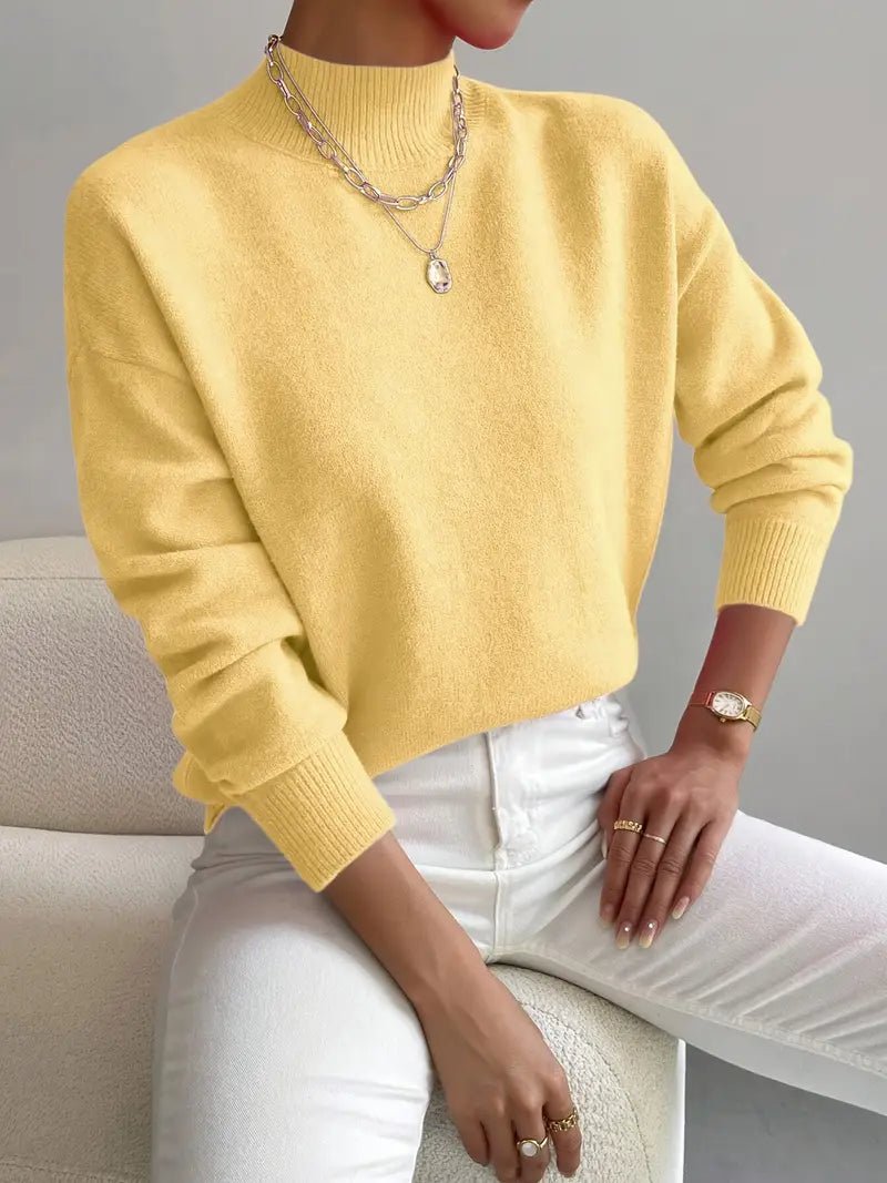 Jorun - Cómodo Jersey De Cuello Alto