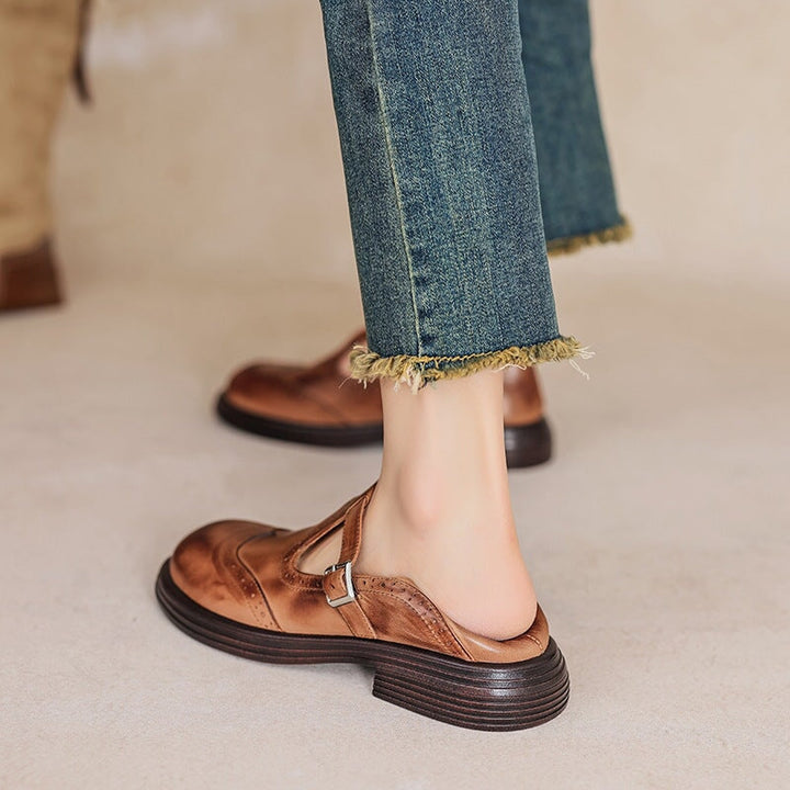 Zayana - Elegantes Zapatos De Cuero