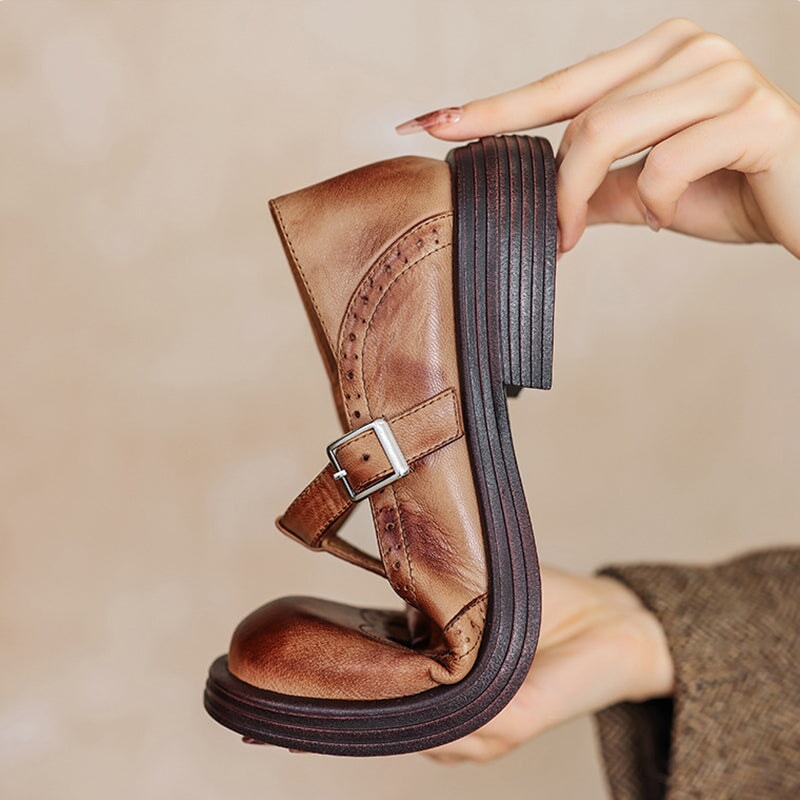 Zayana - Elegantes Zapatos De Cuero