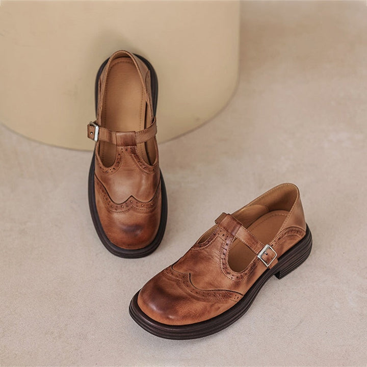Zayana - Elegantes Zapatos De Cuero