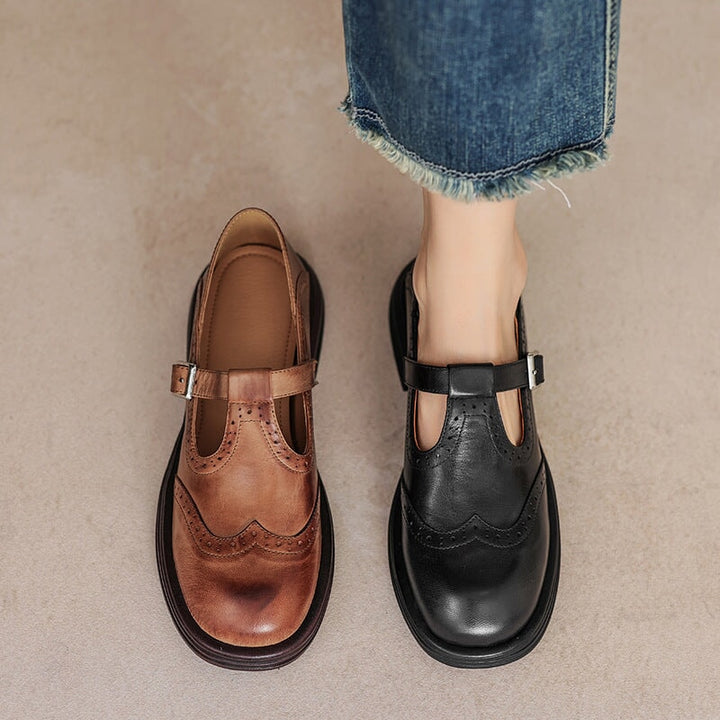 Zayana - Elegantes Zapatos De Cuero