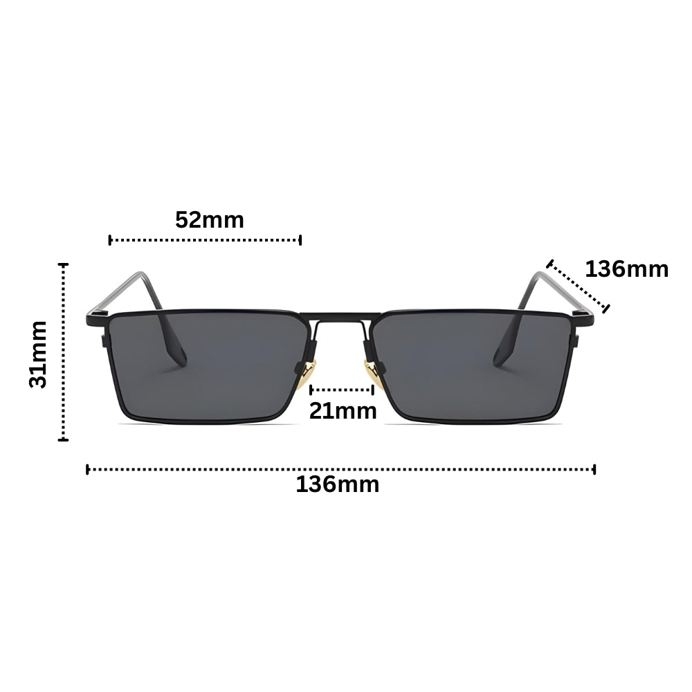 Luminex - Gafas De Sol Con Montura Cuadrada Avant