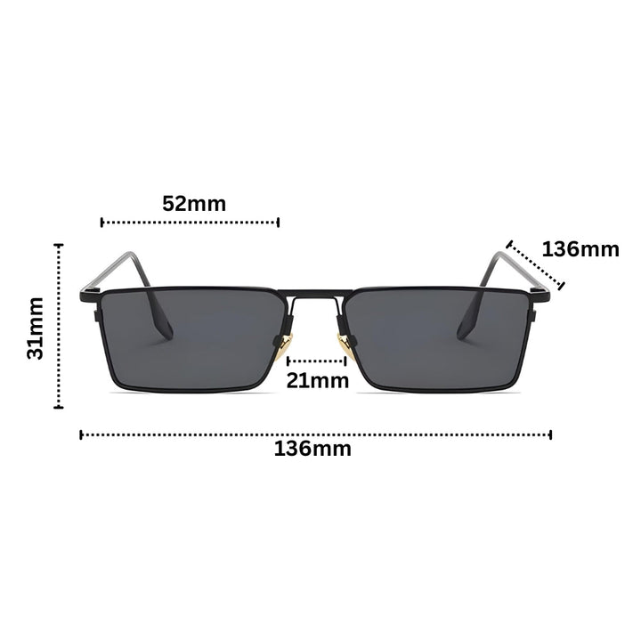 Luminex - Gafas De Sol Con Montura Cuadrada Avant