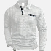 Dekan - Polos de Manga Larga con Tejido Tipo Gofre
