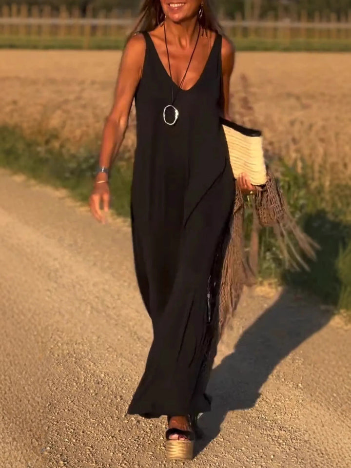 Evelyne - Elegante Vestido Largo Sin Mangas