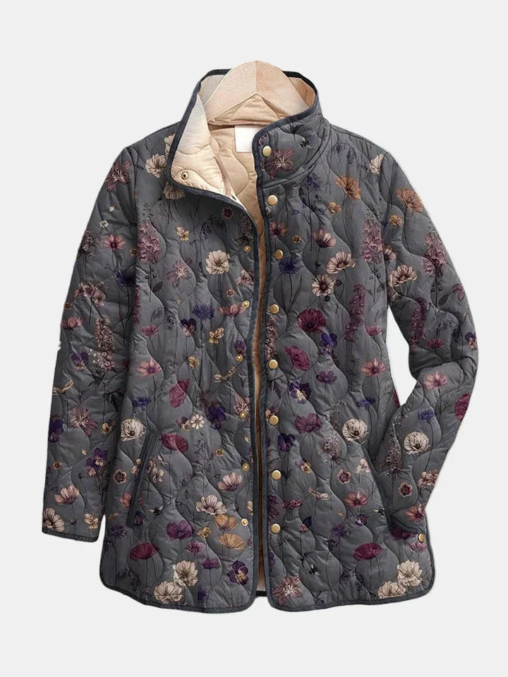 Kizil - Abrigo Acolchado Con Estampado Floral