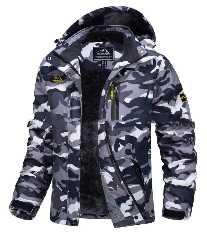 Jerieka - Chaqueta De Invierno Con Capucha Y Forro Polar