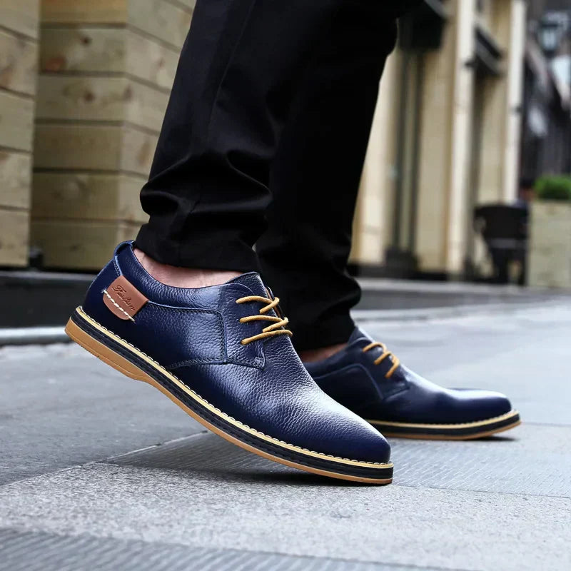 Kostis - Zapatos De Cuero Transpirables
