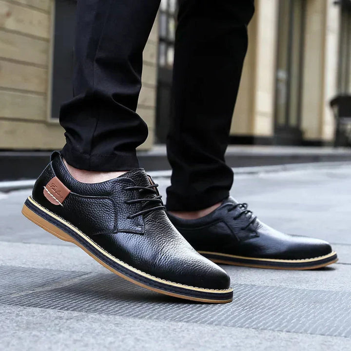 Kostis - Zapatos De Cuero Transpirables