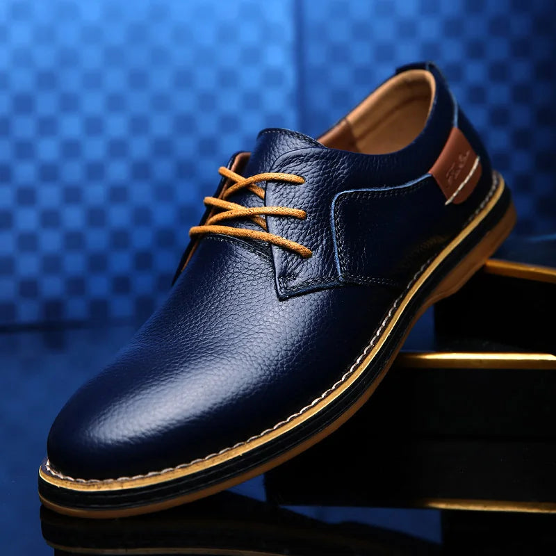 Kostis - Zapatos De Cuero Transpirables