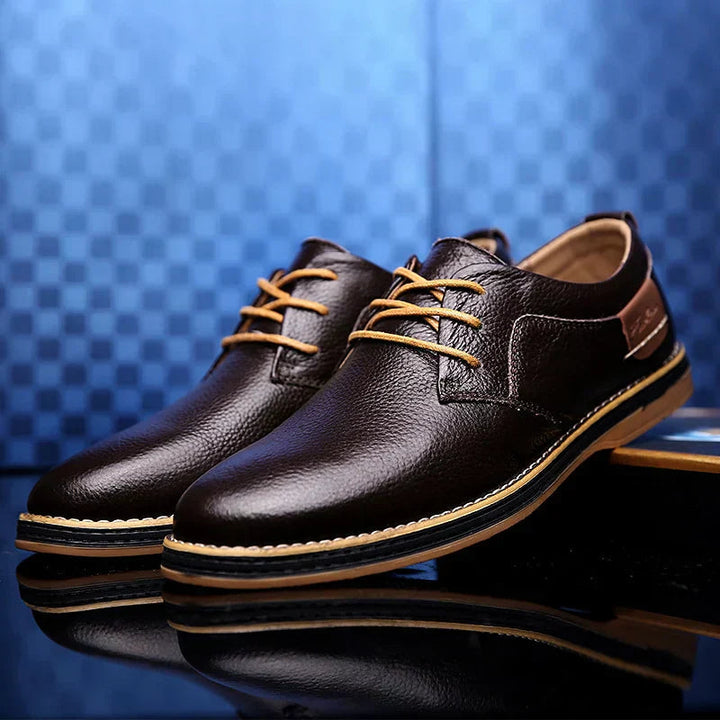 Kostis - Zapatos De Cuero Transpirables