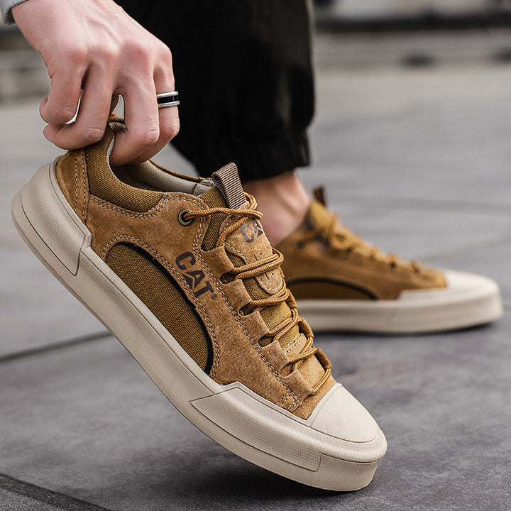Atherton - Zapatillas Deportivas Informales de Ante Con Cordones