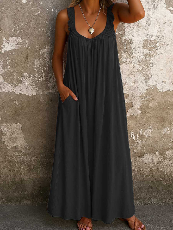 Nadjaa - Vestido Largo Ligero Y Vaporoso