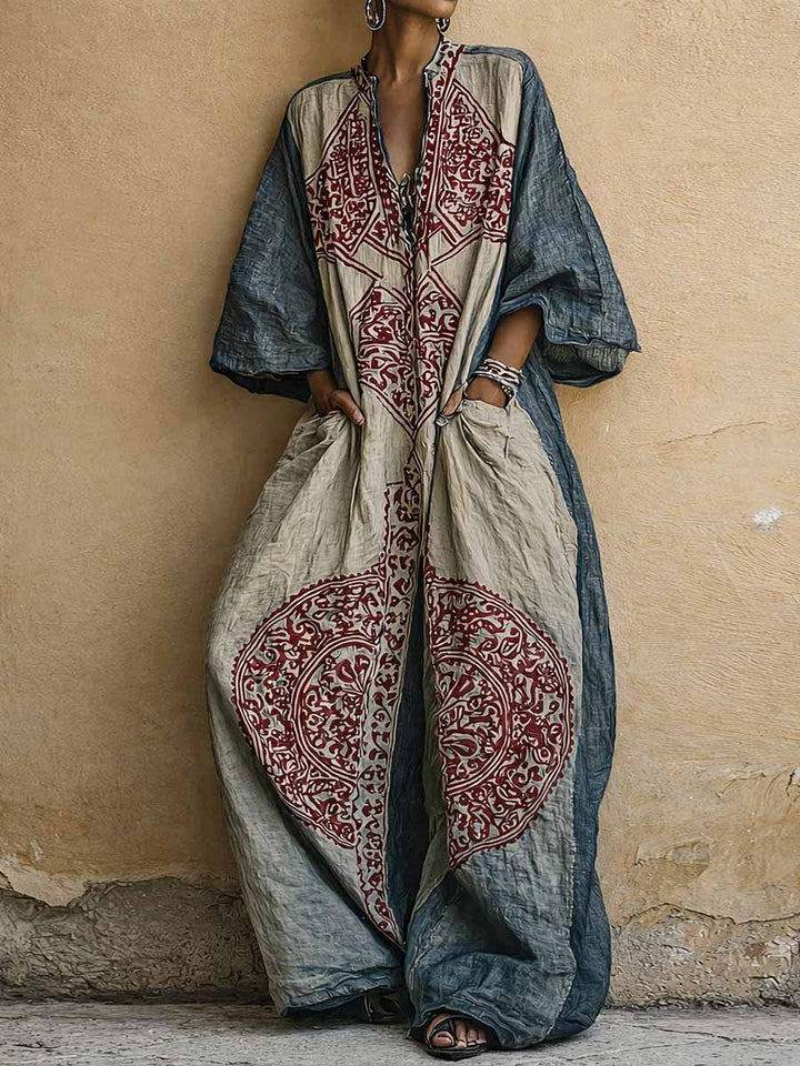 Flavie - Mono Estampado De Pierna Ancha