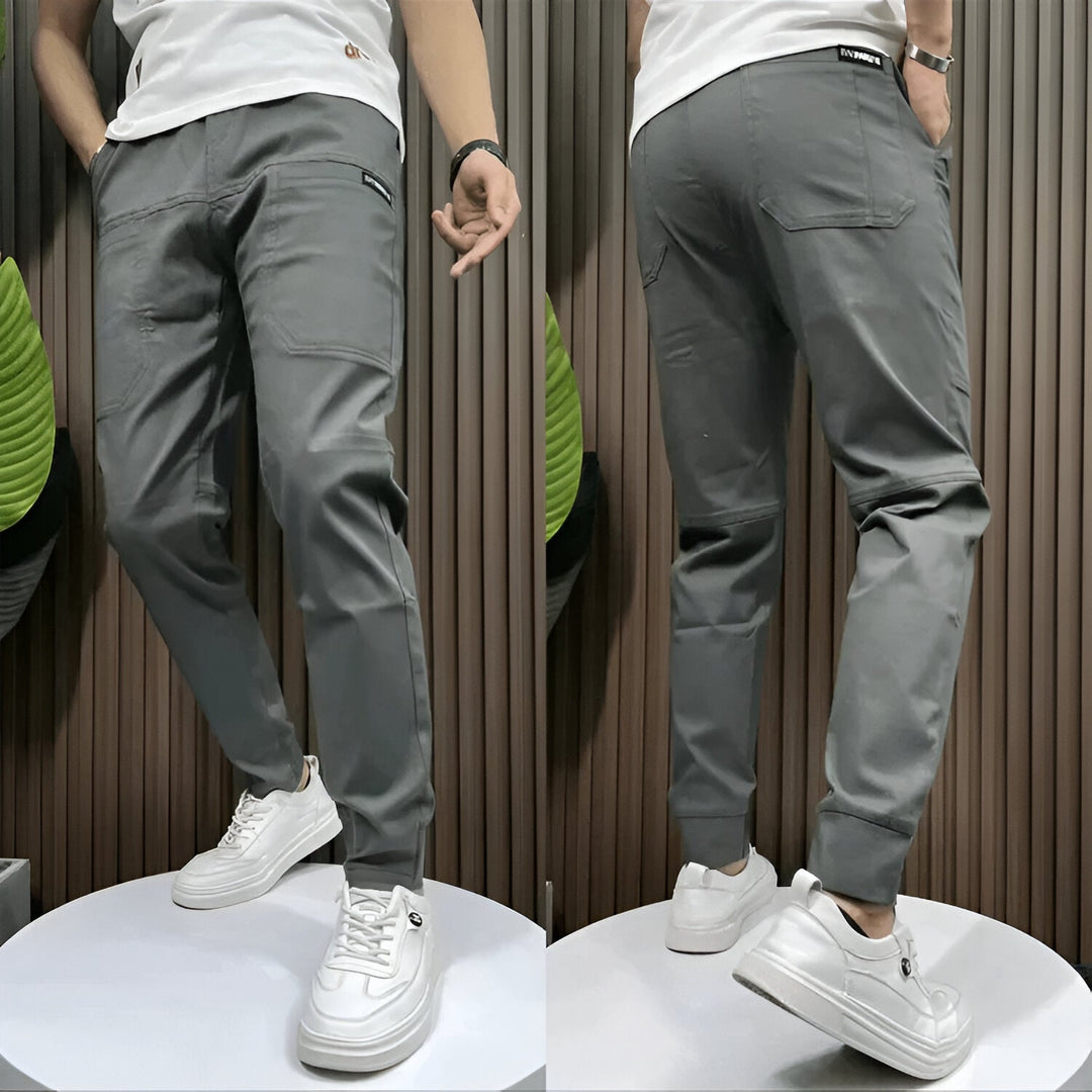 Tiedemann - Pantalones Cargo Elásticos Premium 1+1 Gratis