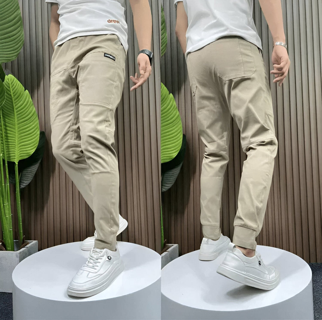 Tiedemann - Pantalones Cargo Elásticos Premium 1+1 Gratis