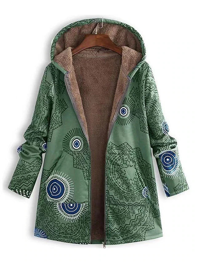 Aerilyn - Parka Cálida y Suave Con Bolsillos