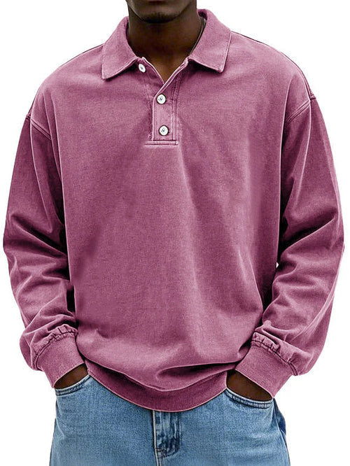 Johannes - Camisa Vintage de Manga Larga
