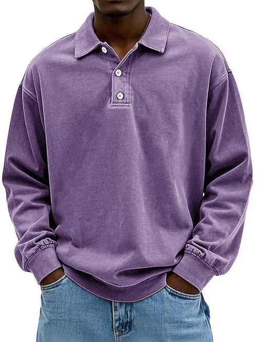 Johannes - Camisa Vintage de Manga Larga