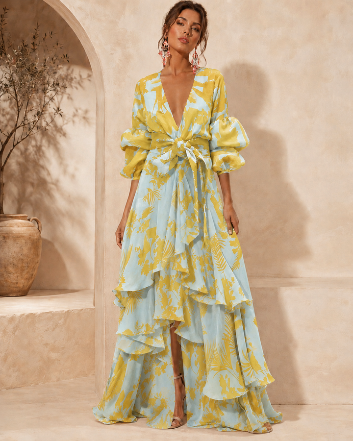 Liaya - Elegante Vestido «Jardín De Corales»