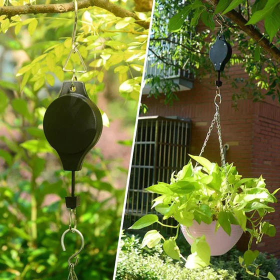 LiftBloom - Polea Ajustable Para Colgar Cestas De Flores
