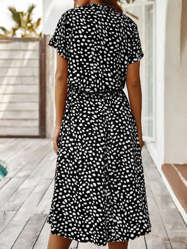 Carine - Vestido Con Cuello En V