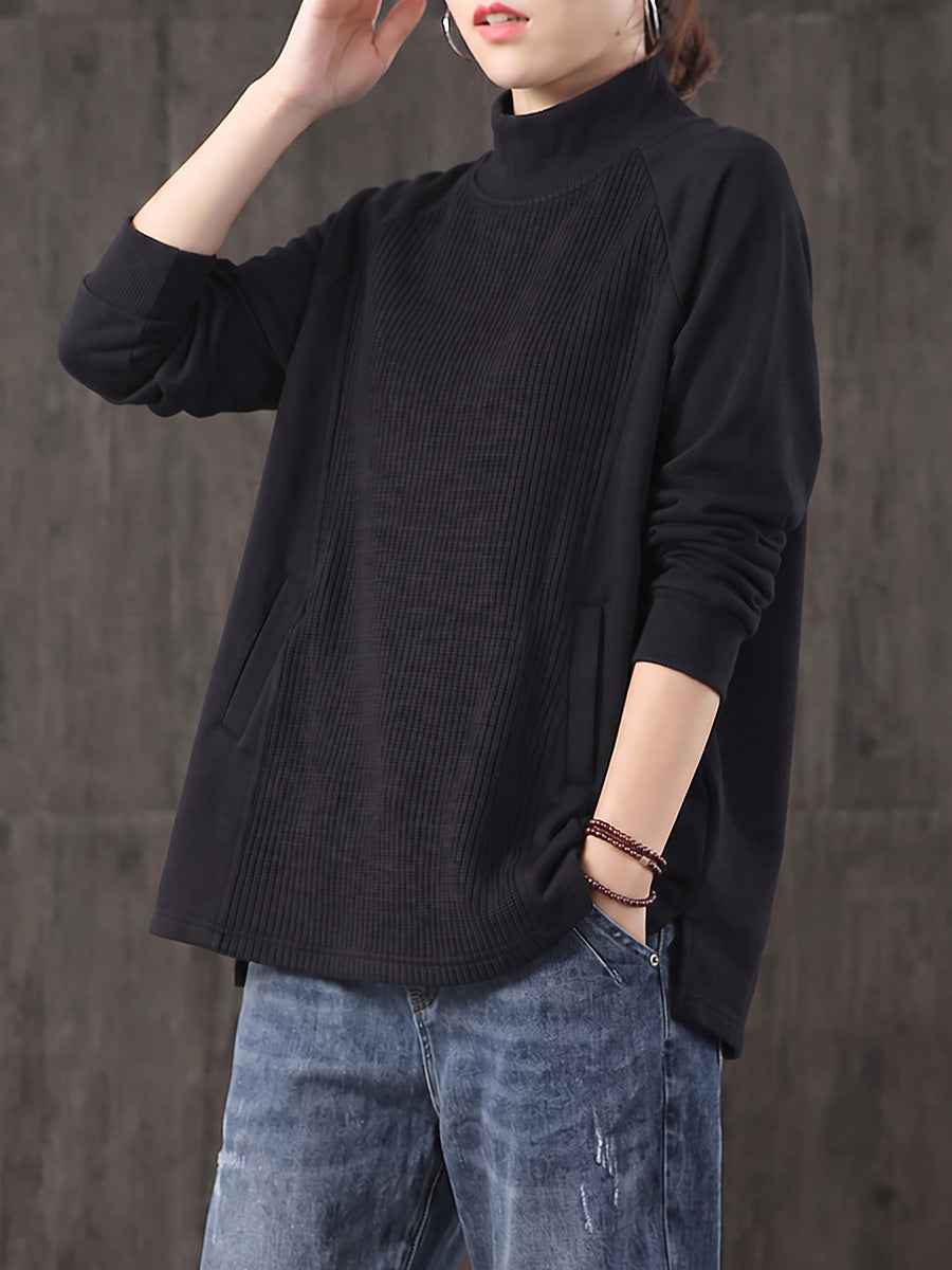 Safia - Blusa De Cuello Alto Oversize