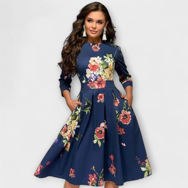 Jeri - Elegante Vestido Hasta La Rodilla