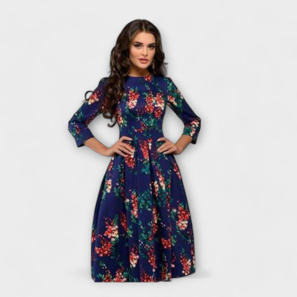 Jeri - Elegante Vestido Hasta La Rodilla