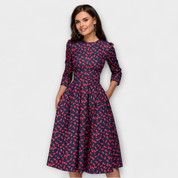 Jeri - Elegante Vestido Hasta La Rodilla